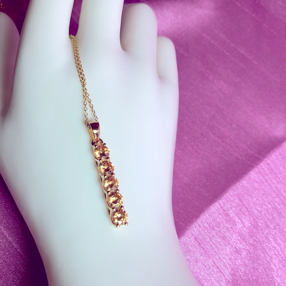 Bella Luce Champagne Diamond Simulant Necklace
